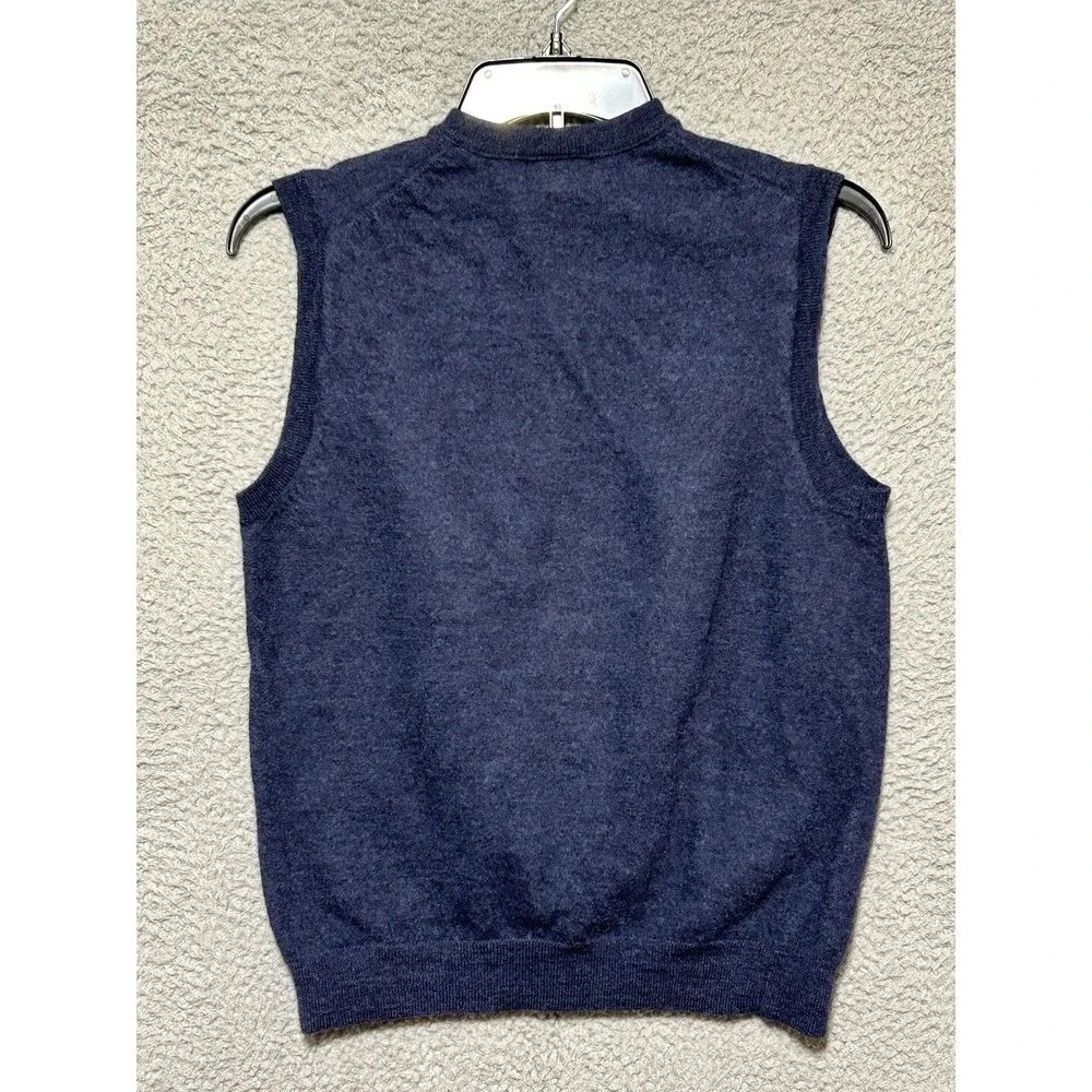 Banana Republic Merino Wool Blue Sweater Vest Men's Size Medium